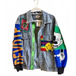 Custom Jean Jacket From a Boutique  New with tags Size M